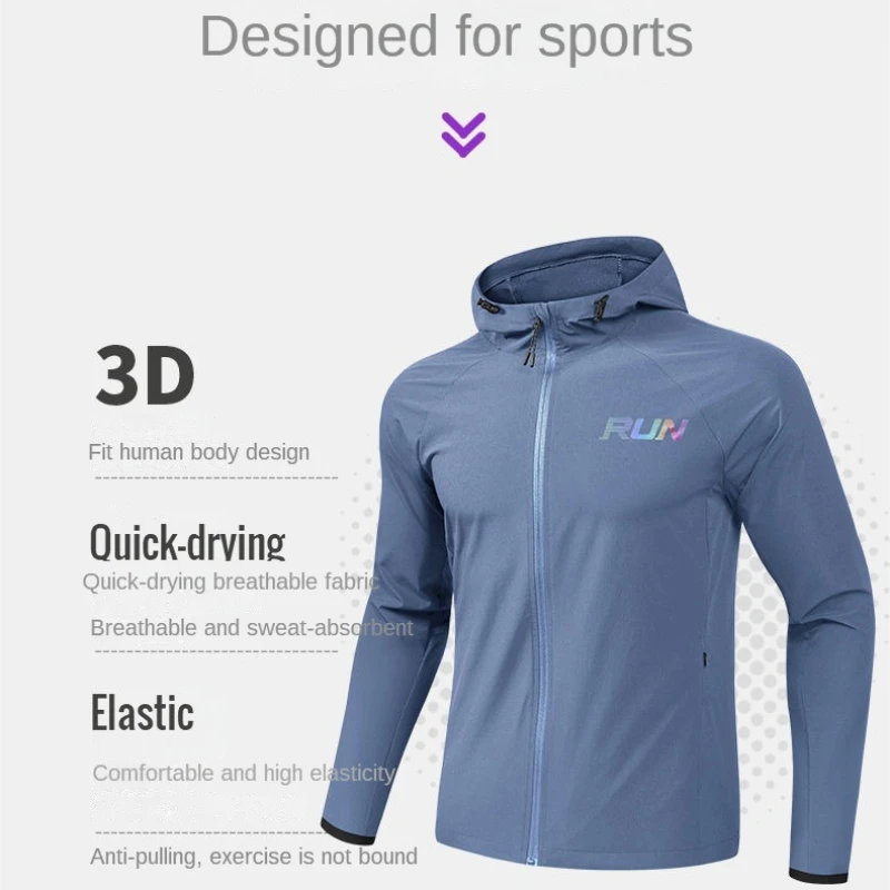 Tracksuit Men Hjumping Sports Clothing Cycling Running Fitness Leisure Clothes Autumn and Winter Quick Drying Outerwear