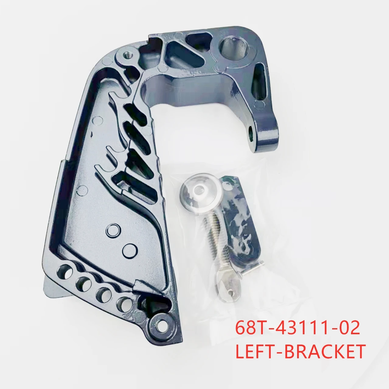 68T-43111-02-4D Right Bracket Clamp For Yamaha Outboard Motor 4T F8C; F6A;68R 69F 68T Series Engines Parsun HDX 68T-43111 bracket starting motor yamaha 6e5 81822 01 98