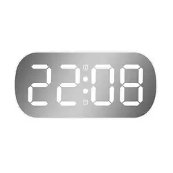 Sleek LED Digital Alarm Clock (White white light)