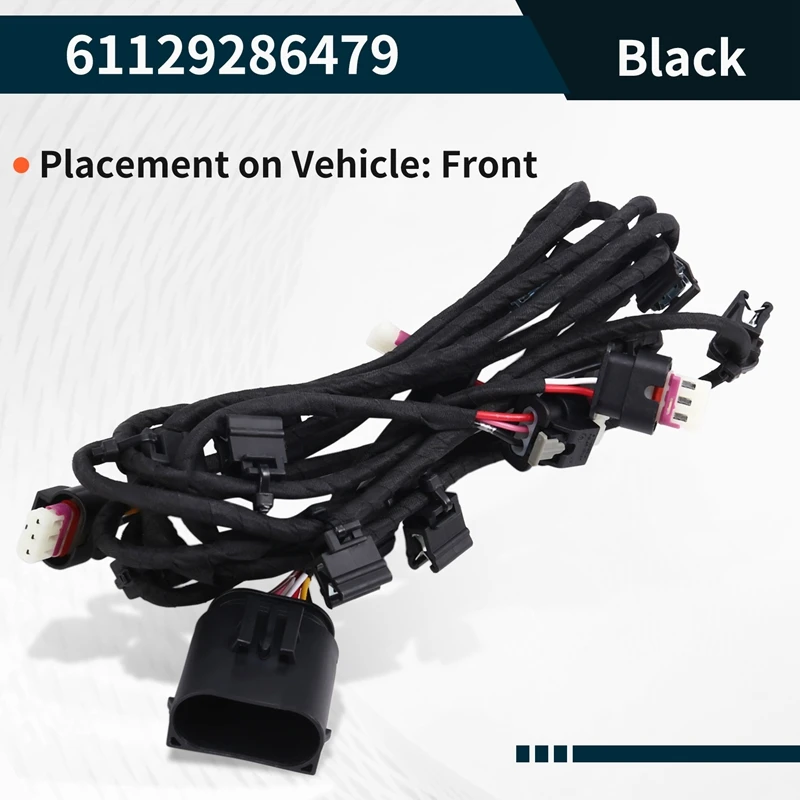 61129286479 61129286477 1 Piece Car Front Bumper Parking Sensor Wiring Harness PDC Cable For BMW