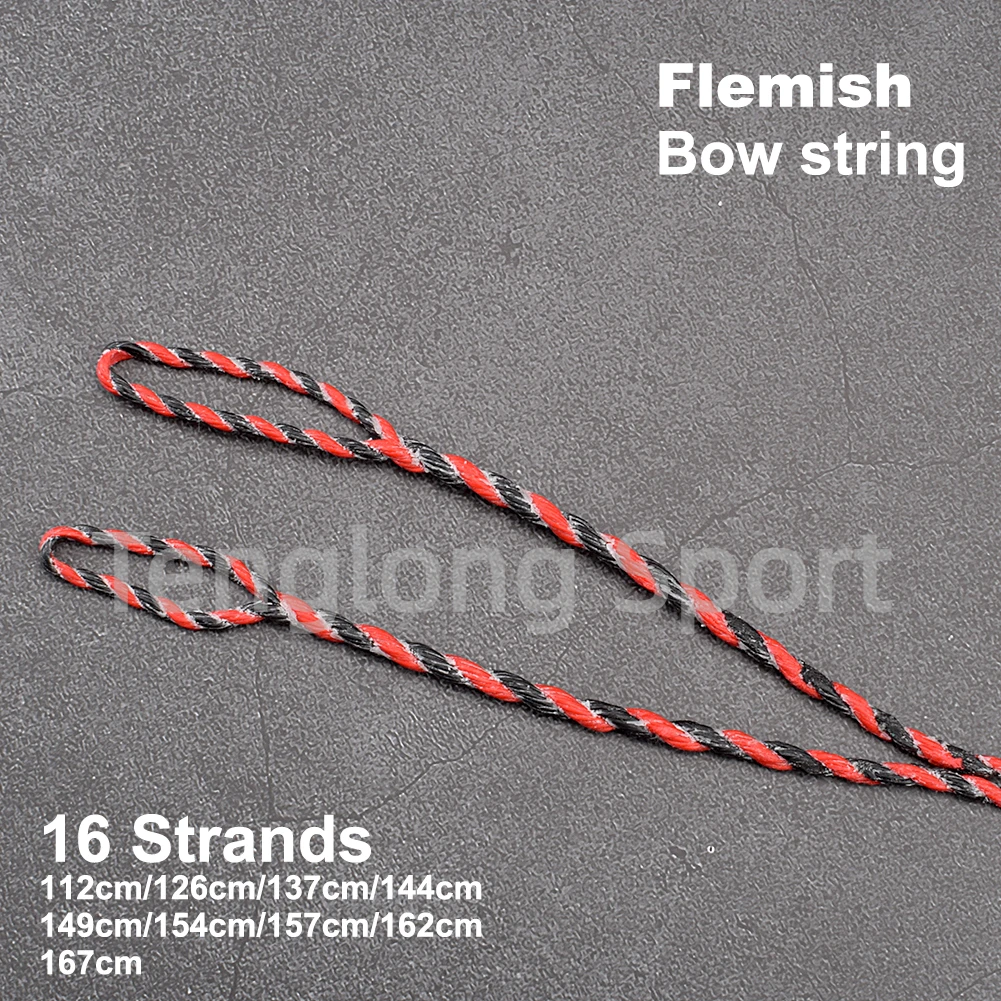 Premium Archery Bowstring - Durable 16-Strand Braided Design for Longbows and Recurve Bows