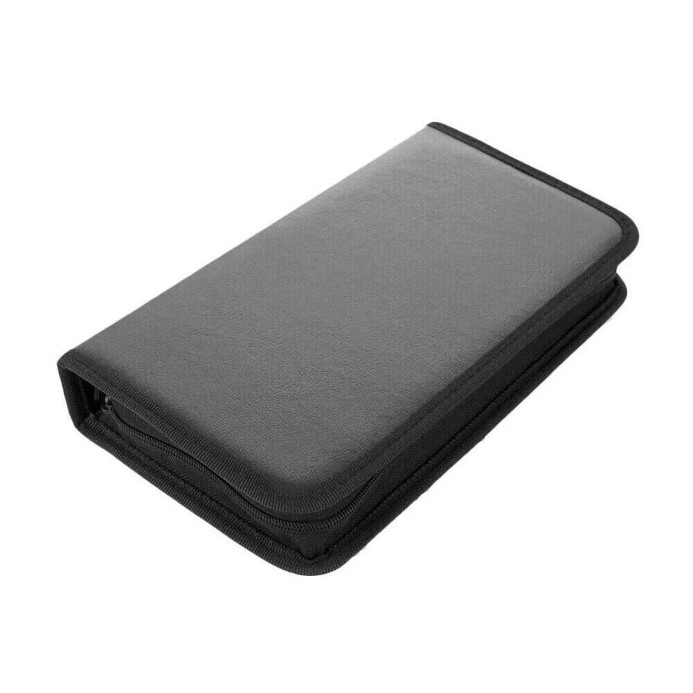 Portable Zipper DVD CD Holder Dustproof Album Storage Sleeve Zipper Album Storage Holder Case Portable Disc CD VCD DVD Carry Bag