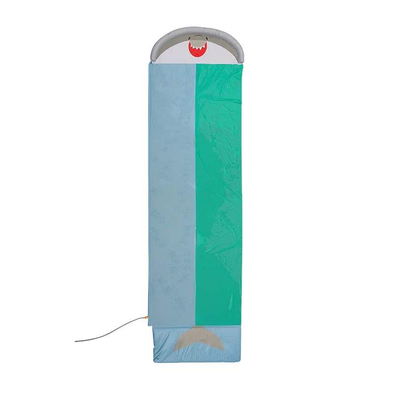 Inflatable Water Slide Summer Outdoor Whale Water Slide Toy for Two Children