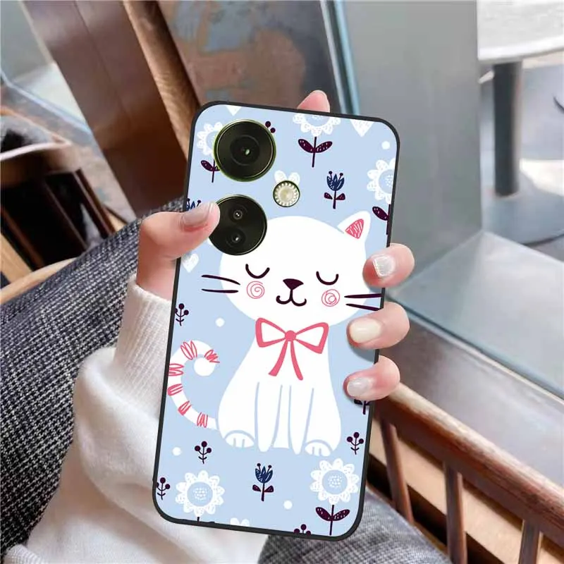 Custodia In Silicone Per OnePlus Nord CE5 5G Design Fiori Disegni