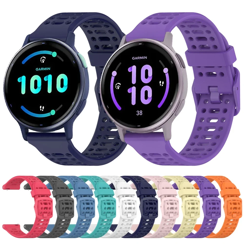 Premium Silicone Watch Band, 20/22mm - Elegant Wrist Strap