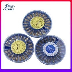 Dental stainless steel Gold Plated Screw Post Dental titanium Material Root Canal Treatment For Dentist Tool Dentistry