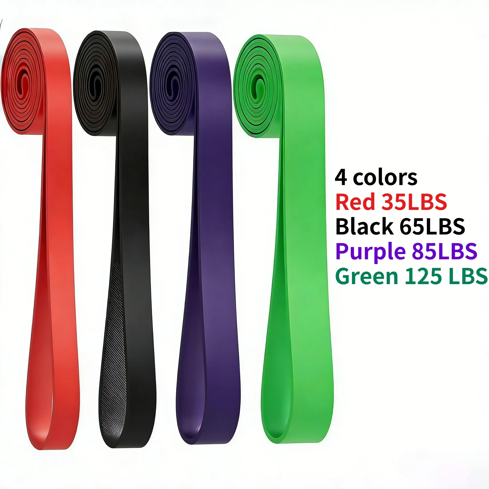 Versatile Resistance Bands Set for Strength Training - 7-Level Pull-Up Assistance and Stretch Bands for Full-Body Workouts
