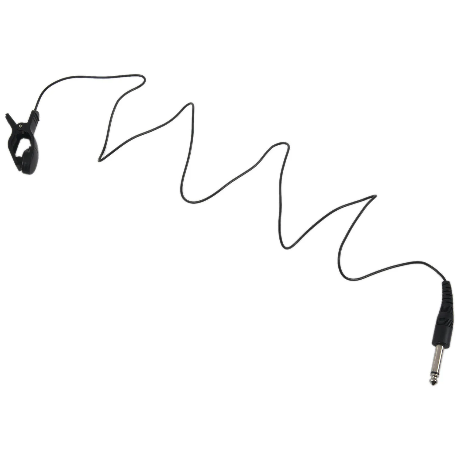 Black Universal Guitar Acoustic Clip On Pickup Piezo Contact Microphone measurement microphone