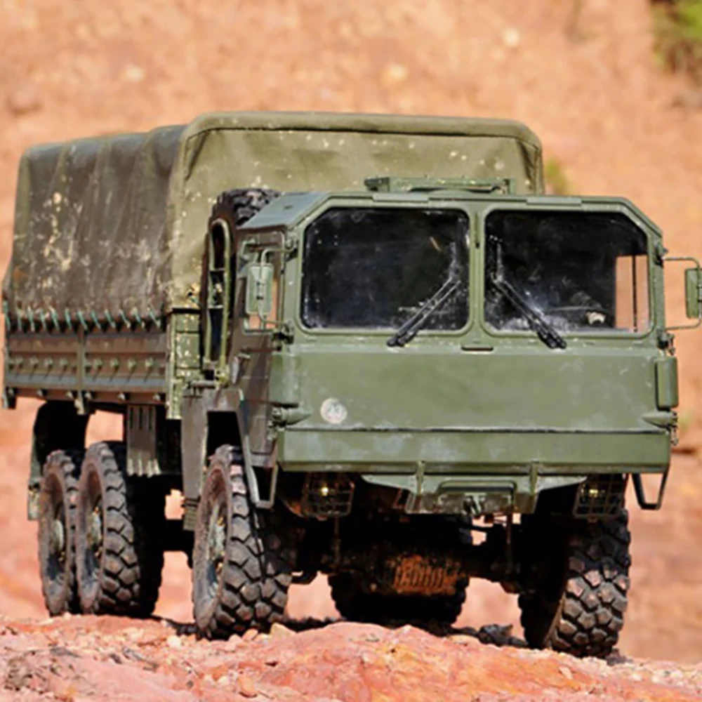 CROSSRC MC6 6X6 1 12 RC Electric Remote Control High Simulation Off road Military Truck Model Car Crawler KIT Adult Kids Toys