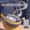 Kids Potty Training Toilet Seat Realistic Potty Training Seat for Toddlers with Soft PU Pad Wipe Storage Music Playing Function 6