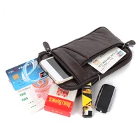 Genuine Leather Shoulder Bag for Men Business Multi-Pockets Messenger Bags Mobile Phone Pouch Male Designer Crossbody Bags 1