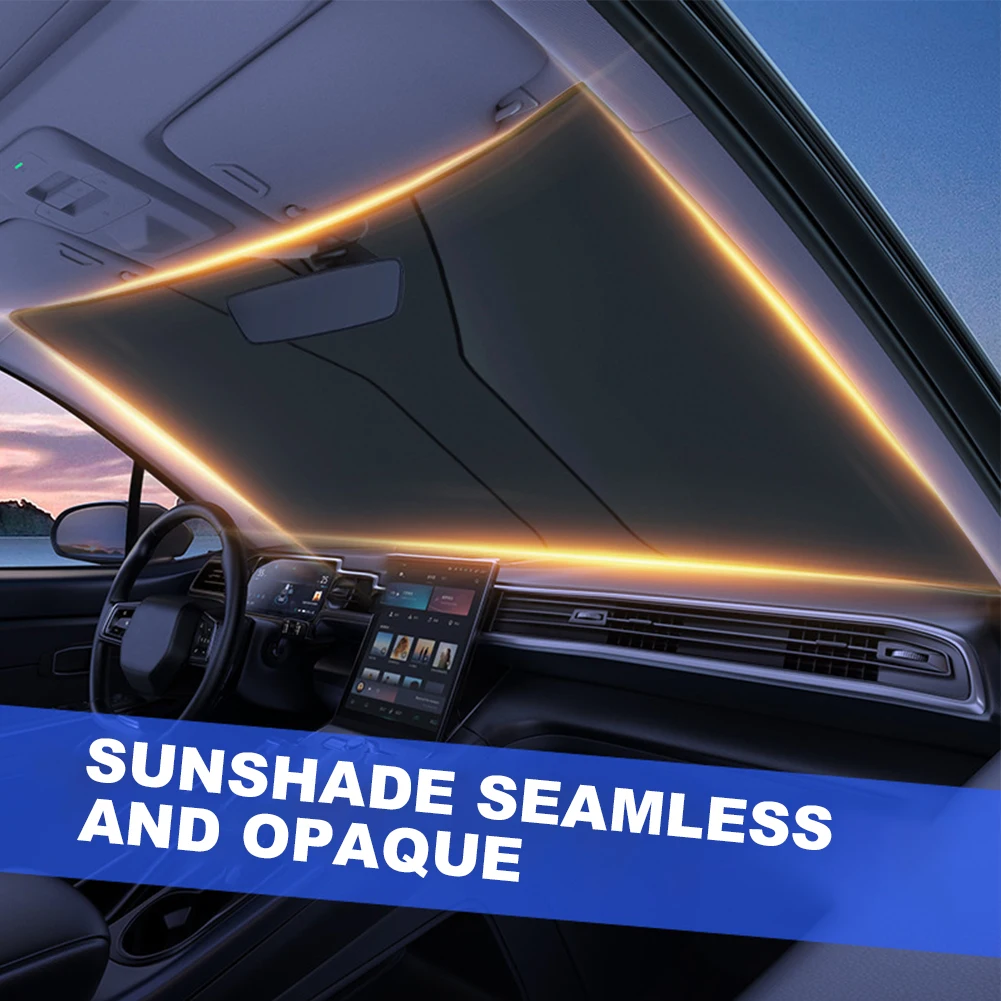Foldable Car Windshield Sun Shade with UV Protection
