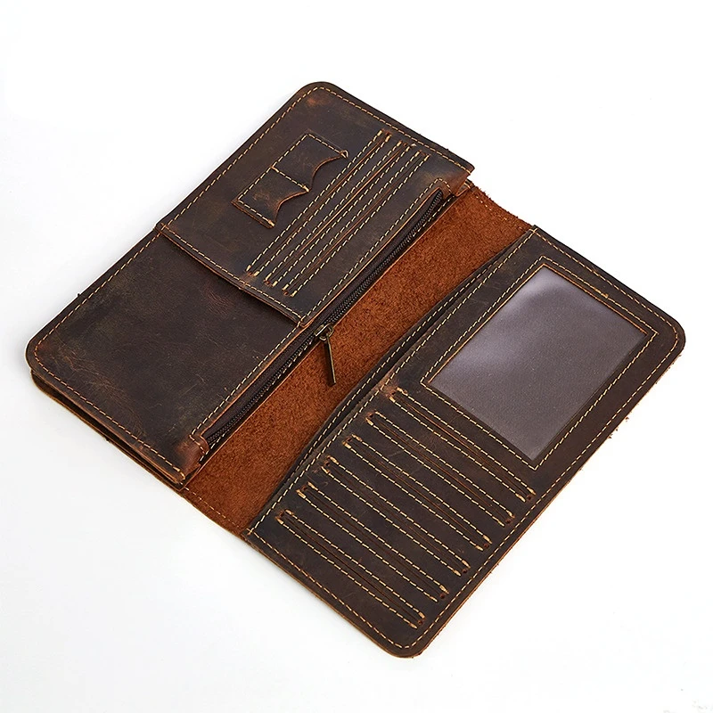 Vintage Leather Brand Luxury Wallet – Vibe Handbags