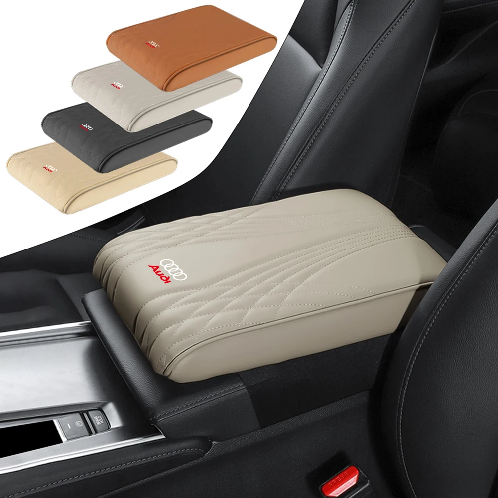 Premium Car Interior Armrest Pad Center Console Cushion Mat Accessories