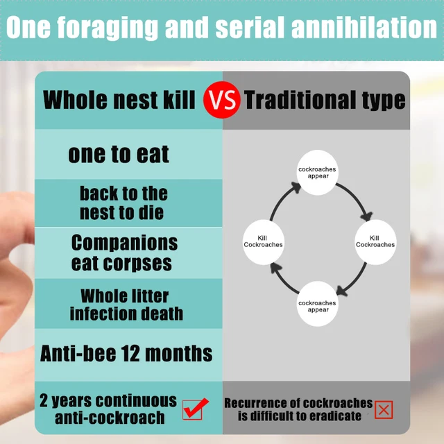 Japán Csótány Gyilkos Csali Ház Csapda Nagy Roach Otthoni Konyhai Fogó Gyógyszer - Image 3