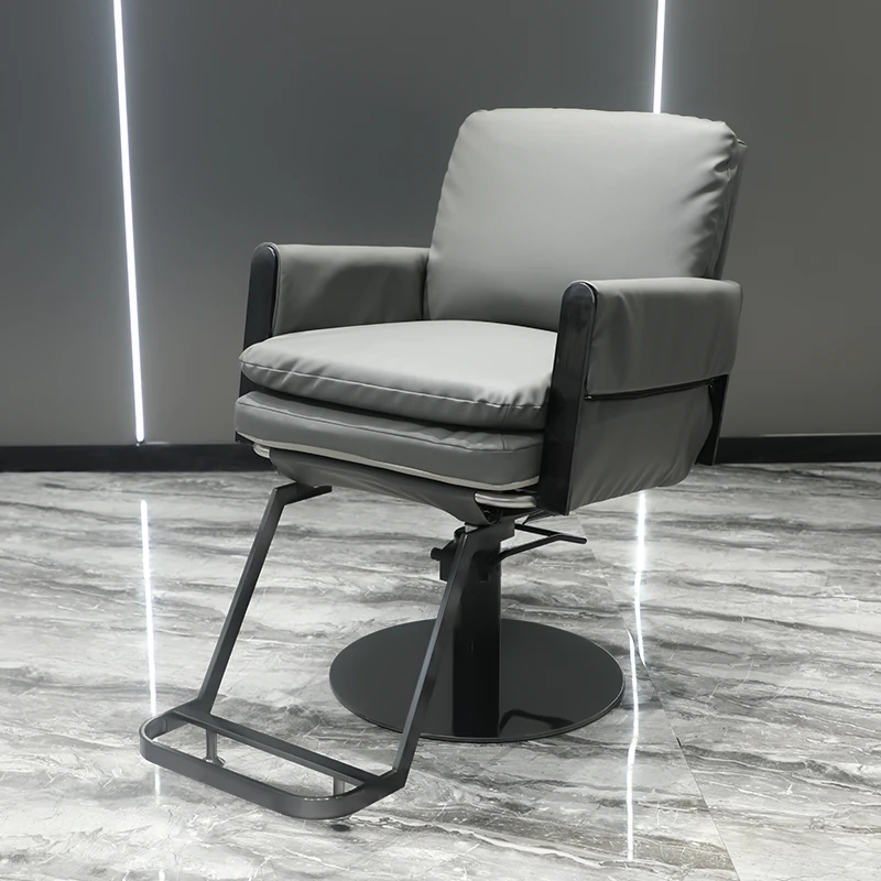 Simple Beauty Equipment Barber Chairs Recliner Professional Manicure Barber Chairs Dental Silla Giratoria Salon Furniture YQ50BC