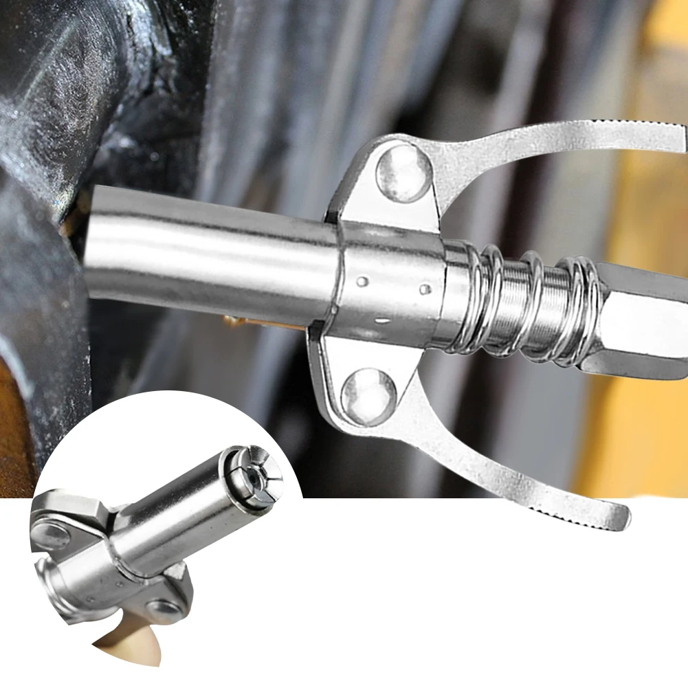

Grease Gun Coupler 10000PSI High Pressure Grease Tip Leakproof Quick Release Lock Lubricant Tip for Manual Electric Pneumatic
