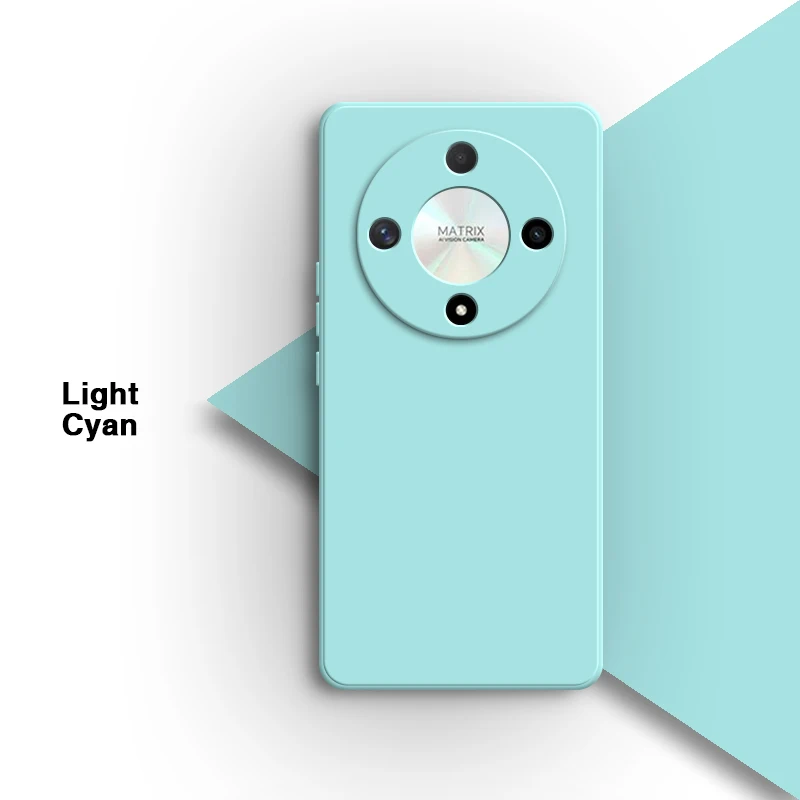 Minimalist Liquid Silicone Phone Case - Soft Square Design with Enhanced Protection