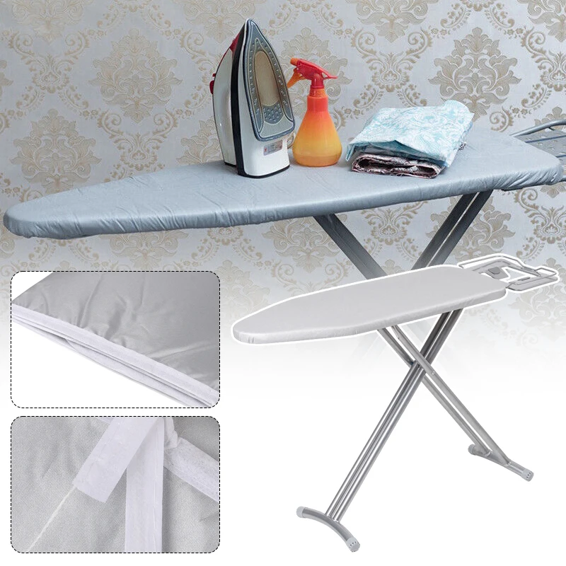 Universal Silver Coated Padded Ironing Board Cover Double-Layer Heat Resistant High Temperature Non-Fading Ironing Board Cover ironing board cover