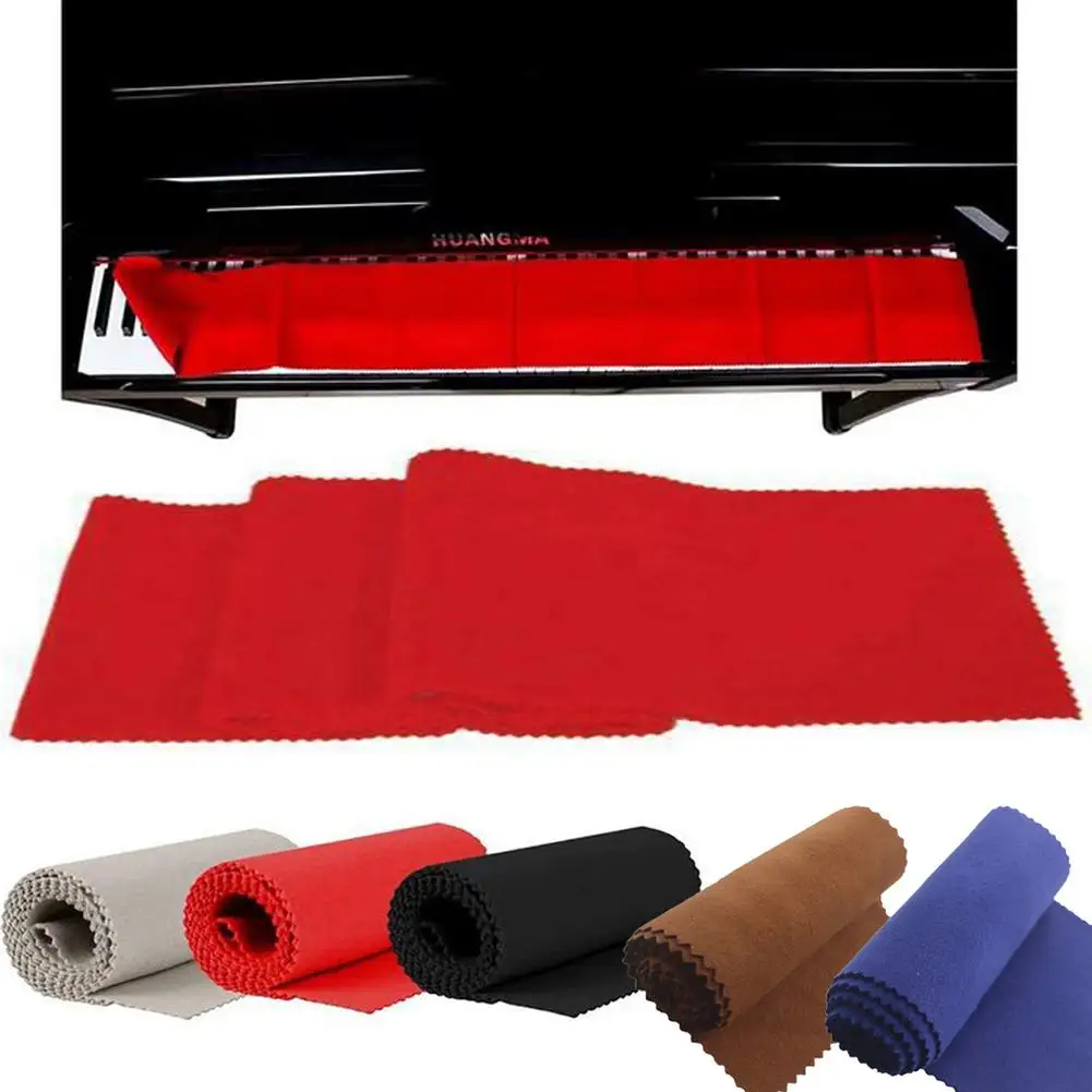 

Пылезащитный чехол для клавиатуры с 88 клавишами, мягкая Пылезащитная Накладка для клавиатуры с защитой от царапин, шерстяная ткань, аксессуары для музыкальных инструментов