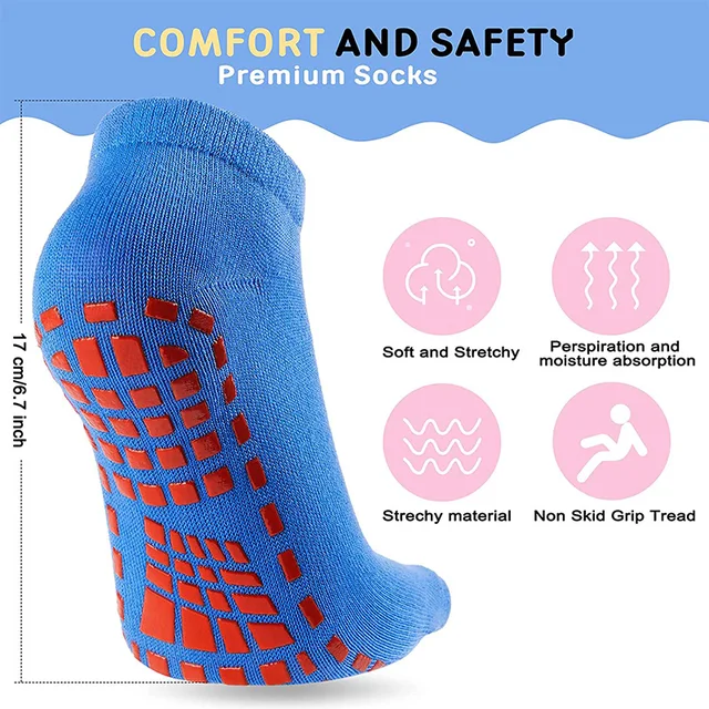 Calcetines de Yoga profesionales antideslizantes para mujer, medias  deportivas absorbentes del sudor, transpirables, de algodón, para Pilates,  gimnasio y Fitness - AliExpress