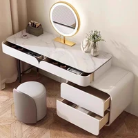Chambre à coucher luxe vanité Table tiroir élégant maison maquillage vanité Table filles multifonctionnel Comoda Pra Quarto commodes 6