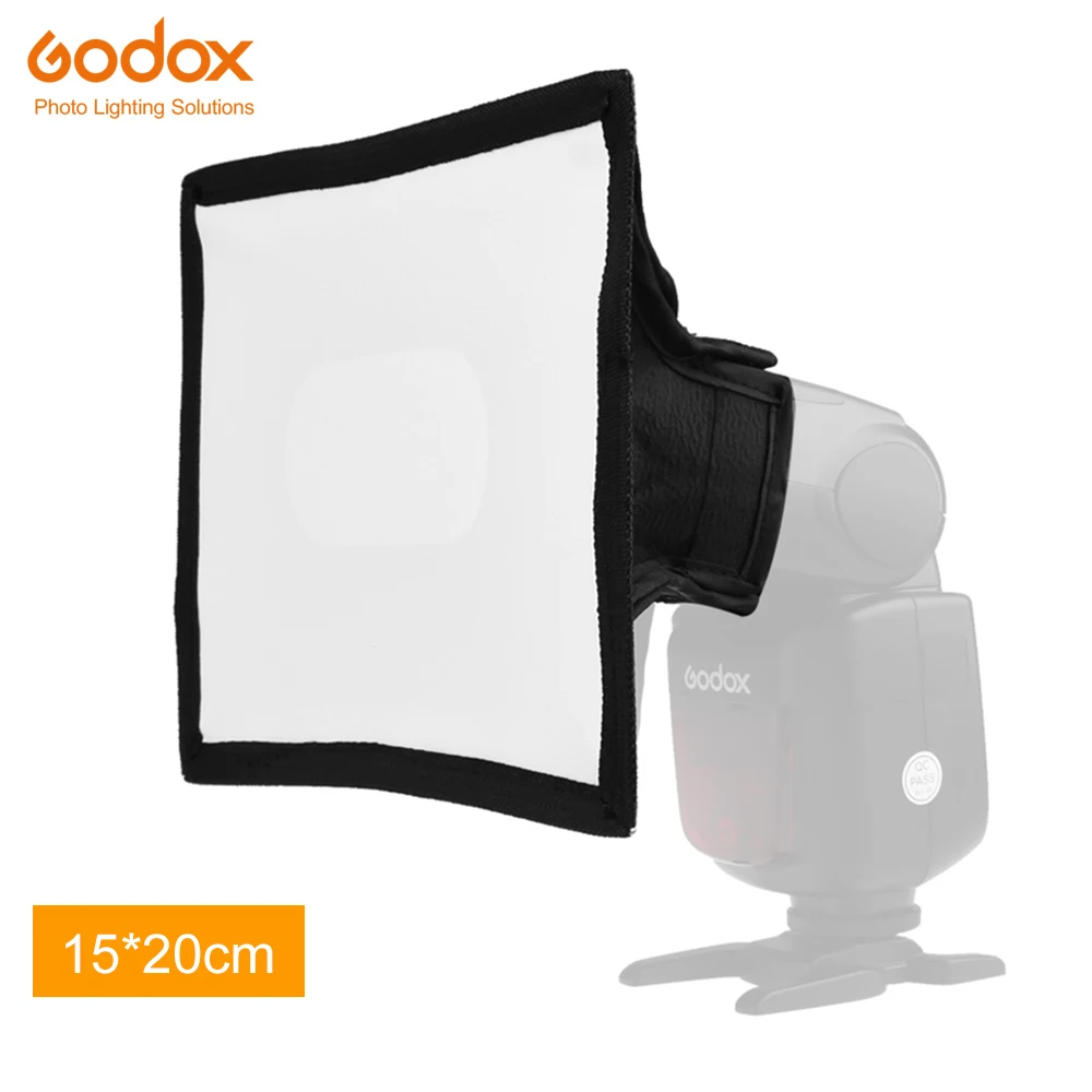 Godox Sb15*20 Universal 15X20Cm Light Flash Diffuser Foldable Softbox For Camera Flash For Godox Canon Nikon Sony Flash