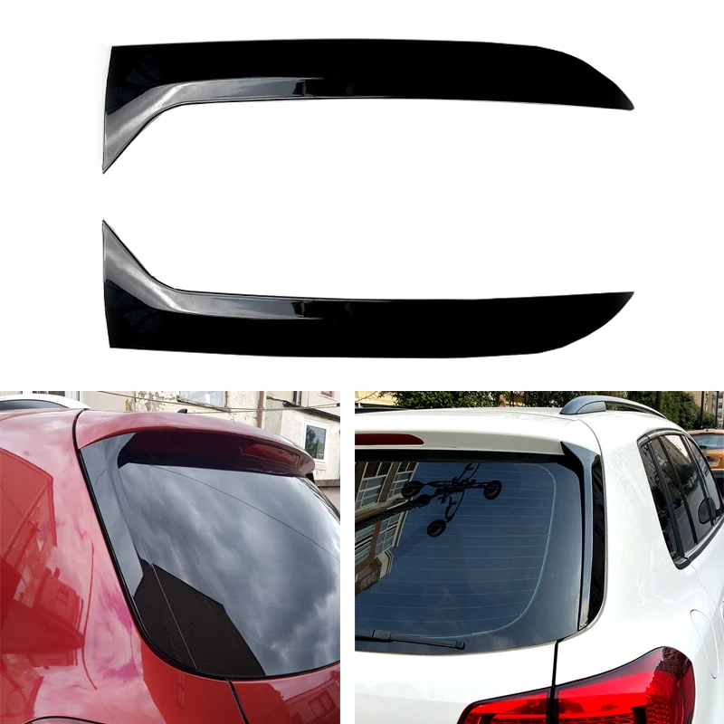 

Car Rear Window Side Spoiler Canard Splitter Trim Spoilers Replacement For Volkswagen VW Tiguan MK1 2007-2016 Auto Accessories