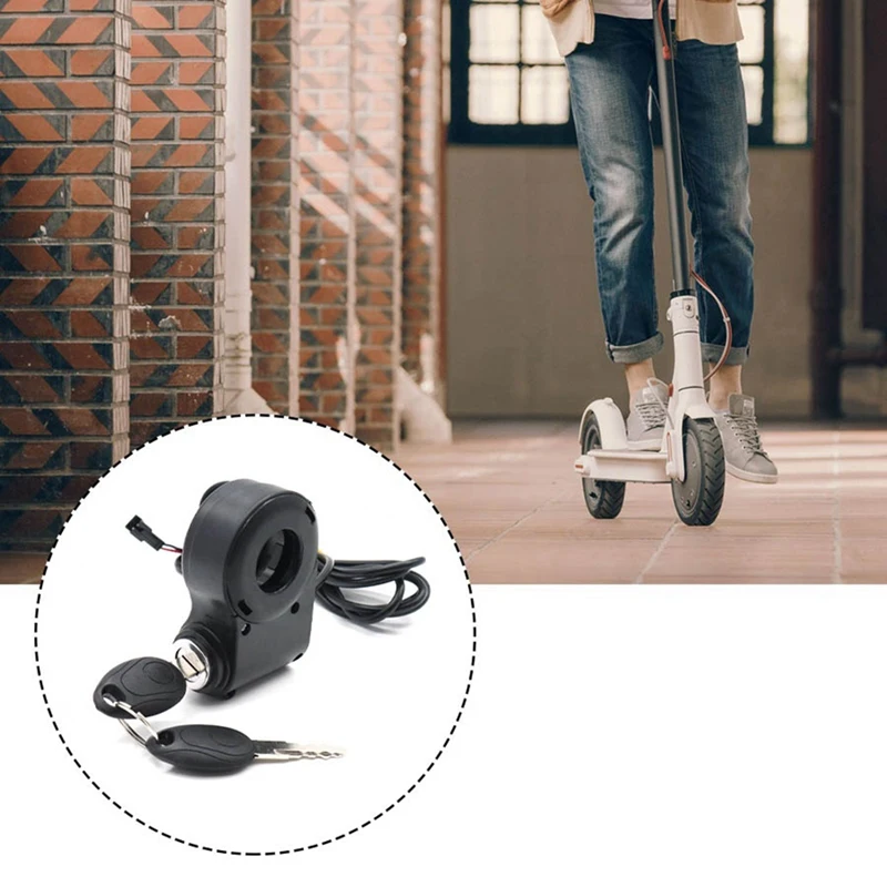 E-Bike Lgnition Lock Key Thumb Throttle Switch Power For KUGOO M4 M5/Xiao Mi M365 Universal Electric Scooter Accessories electric scooter switch