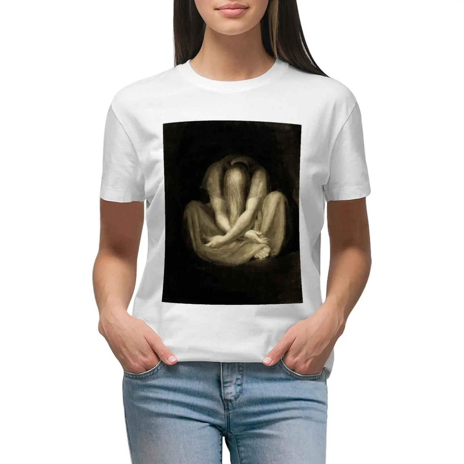 

The Silence - Henry Fuseli T-shirt shirts graphic tees cute clothes t-shirts for Women loose fit