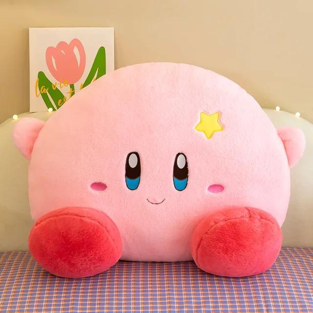 Star Kirby Anime Figure Stuffed Plush Toy Doll Soft Pillow Bed Cushion Pillow Kawaii Room Decor Toys Kids Children Birthday Gift