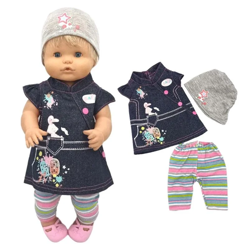 Nenuco Baby Doll Clothes Sweater Hat Scarf  Ropa Y Su Hermanita 40cm Baby Doll Outwear  Winter Warm Set