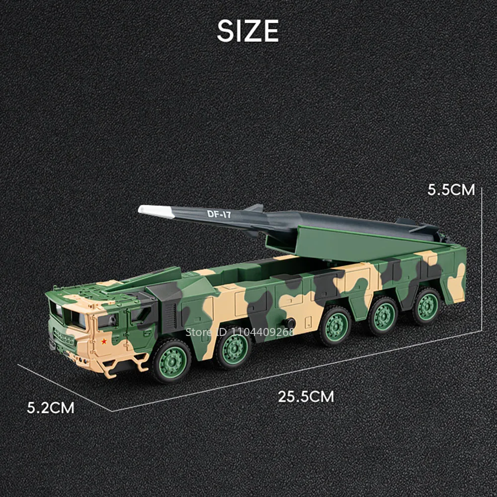 Maquette Die-cast 1:20 – Lanceur De Missile DF-21D Anti-navire, édition Limitée Avec Support