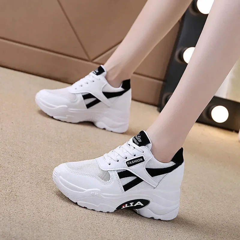 Sneakers Women Platform Inner Increase Shoes Woman Shoes Casual