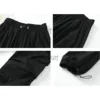 Streetwear 2024 Spring Harem Casual Pants Men Elastic Waist Solid Color Cargo Pants Multi Pocket Loose Baggy Pants For Women 6