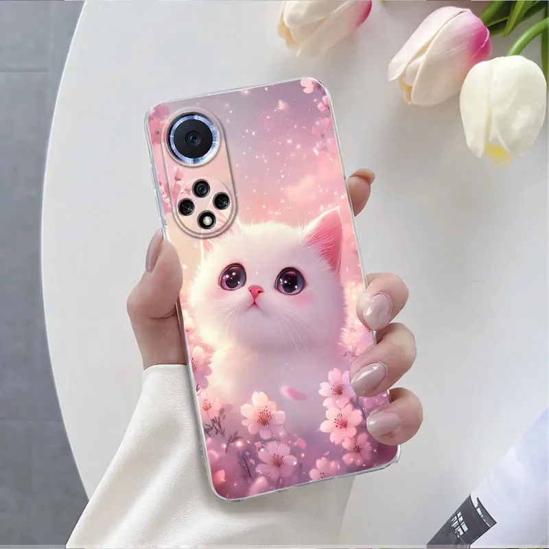 Luxurious Flower Clear Soft Silicone Protective Phone Case