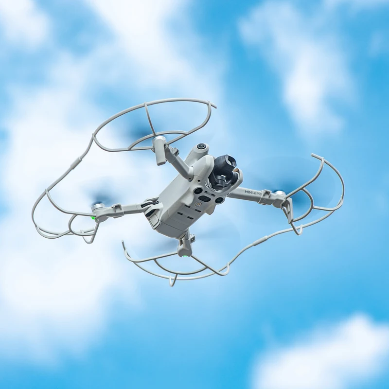 Drone Accessories For DJI Mini 4 Pro Propeller Guard Blade Protective Cover Anti-collision Ring Landing Gear Foldable Extended Legs