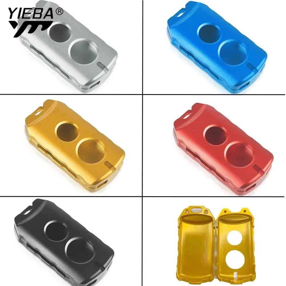 Motorcycle Aluminum Accessories Motor Key Shell Case Cover Holder Protector For Yamaha NMAX 125 155 N-MAX 2015 2016 - 2019 2018