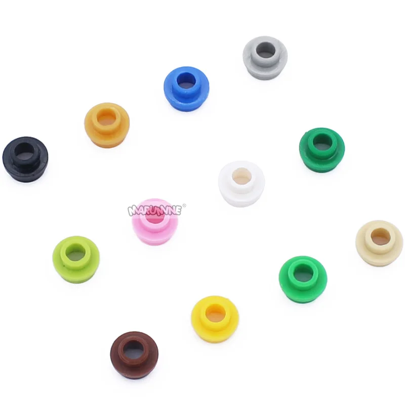 Marumine MOC Plate Round 1x1 With Open Stud 85861 28626 100PCS Bricks Assembles Particles Parts Toys Accessories Building Blocks 3
