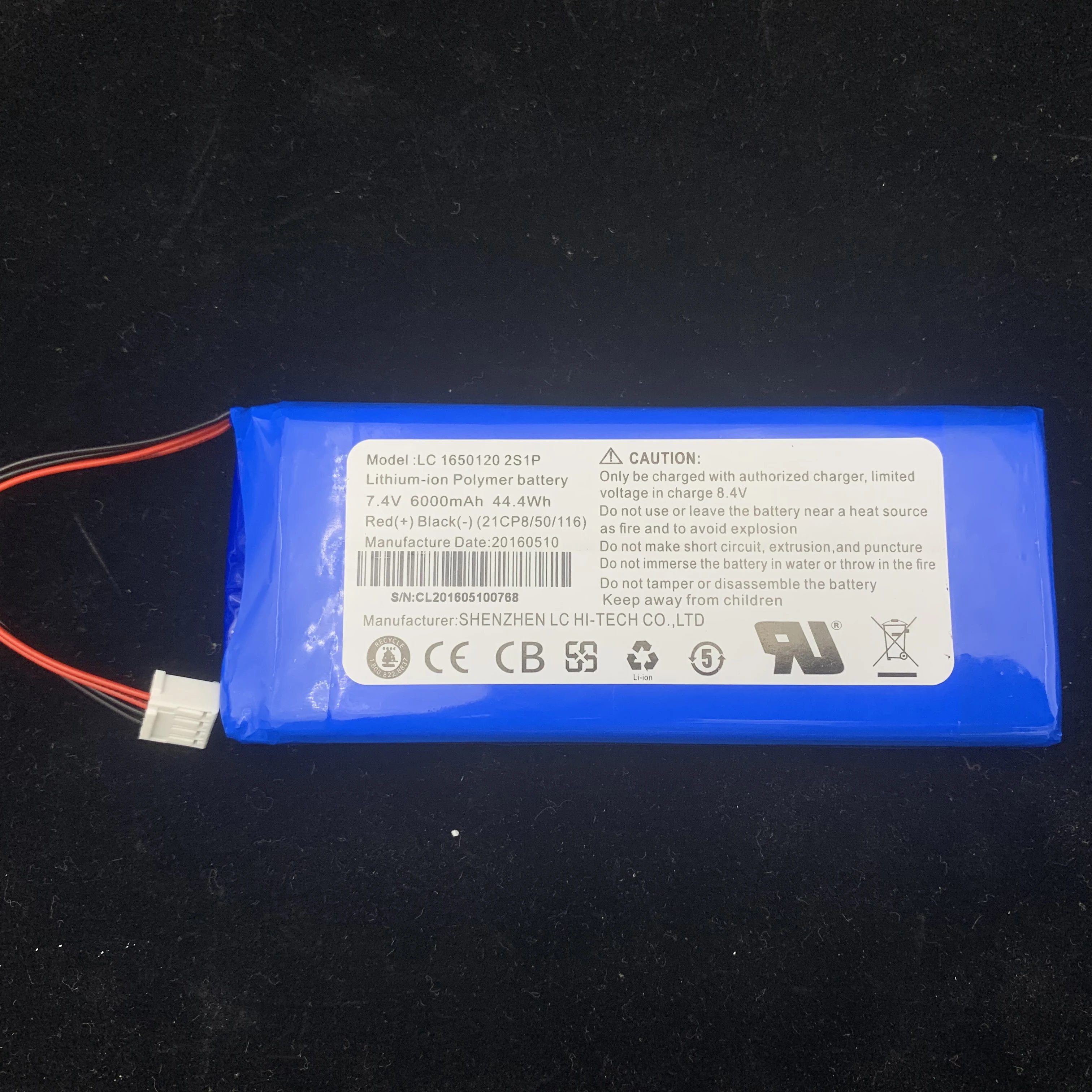 Batterie 6000mAh 7.4V Pour DJI Inspire 1 & Phantom 4 - Modèle 1650120 NEUVE