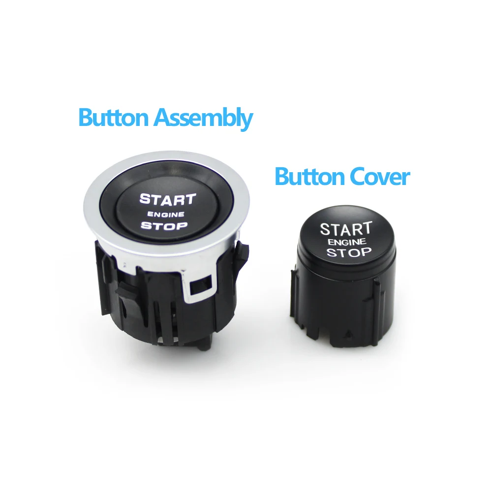 BMW Start Stop Button MOTOALL Black Start Stop Engine Button For BMW 3 Series X5 X6 - Replacement Ignition Switch Cover BMW E90 Start Button