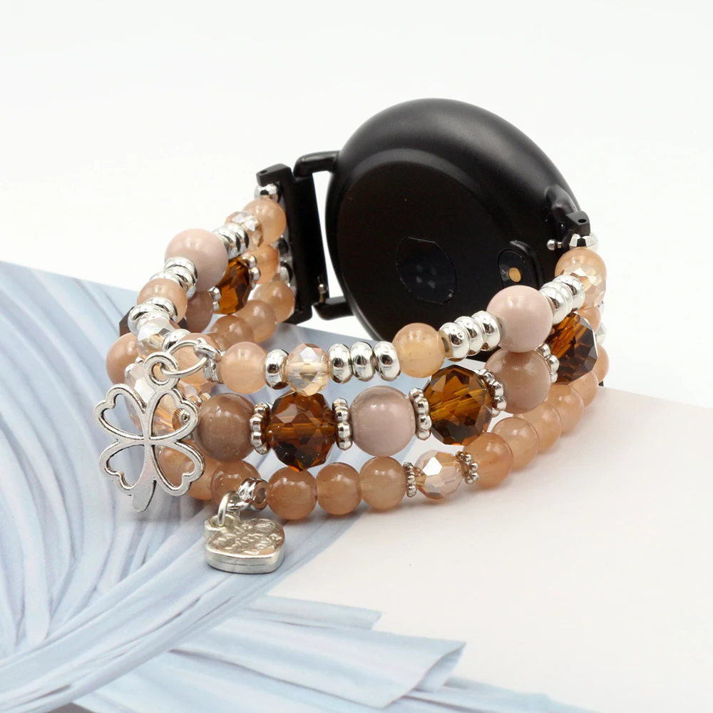 Beads 20mm Band for Garmin Venu Sq/Forerunner 645/55/245 Music