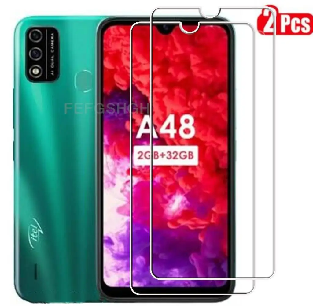 9H HD защитное закаленное стекло для Itel A48 6,1 дюймов ItelA48 A48 защита для экрана Защитная пленка
