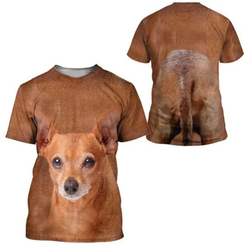 

Newfoundland/Miniature Pinscher/Miniature Schnauzer Dog Printed Unisex Tshirt Funny Dog Tee Tops shirts Unisex Summer T-Shirts
