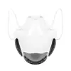 1~4SETS Splash Mask High-elastic Transparent Masks Visor Face Shield Dust-proof Durable Lip Language Face Mask Breathing Mask 5