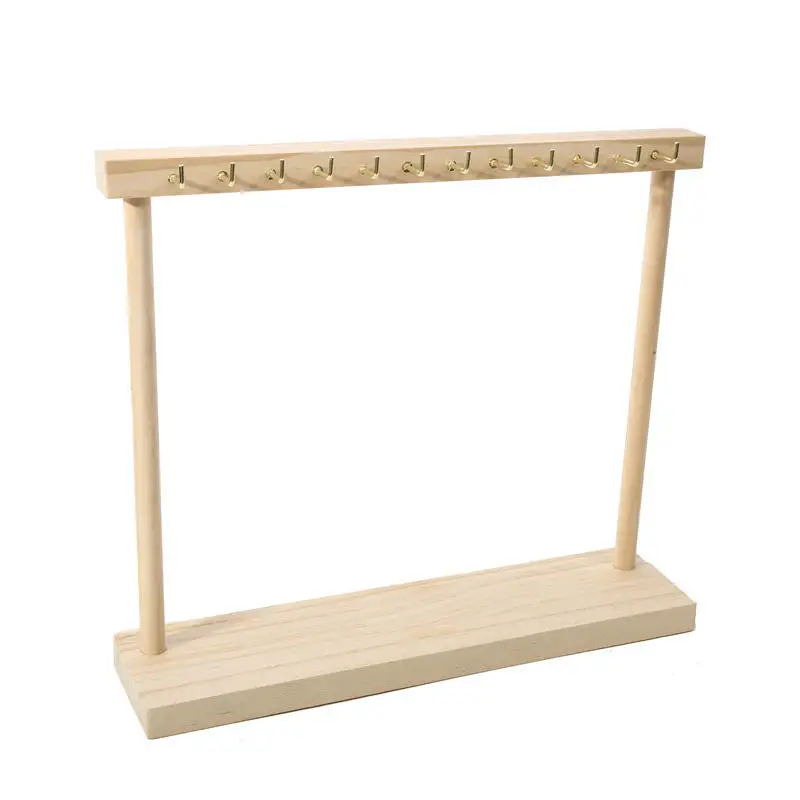 1pc Large Beautiful Practical Pendant Display Stand, Necklace Holder Organizer, Double Sided Solid Jewelry Display Frame, Home