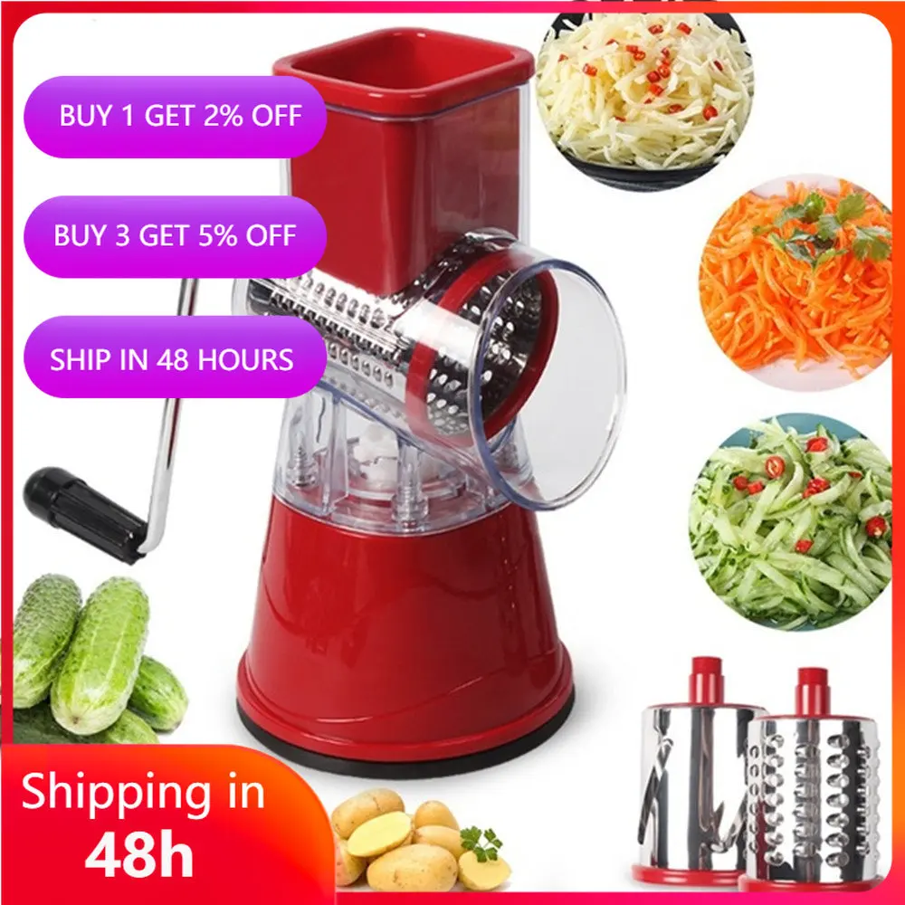 Food Processor Vegetable Chopper Kitchen Roller Gadgets Tool Vegetable