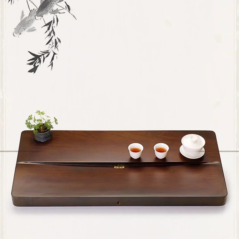 

Tea Supplies Tray Ceremony Set Luxury Serving Golden Accessory Chaban Table Stainless Steel Coffee Plateau Bois Tools Plateau