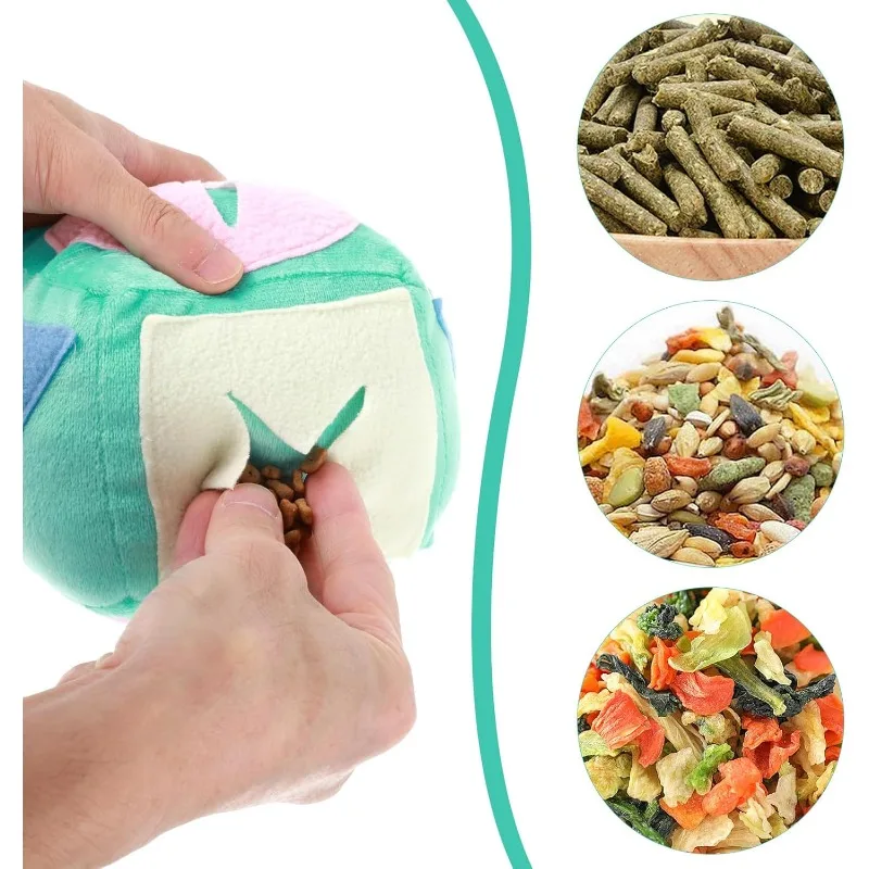 Big Rabbit Foraging Toy Feeding Ball Washable Puzzle Feeding Game Rabbit Toys Suitable for Bored Rabbits Creative Interesting