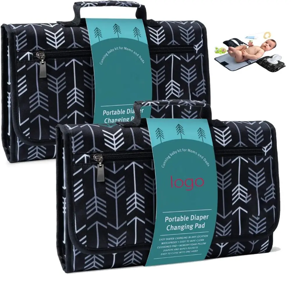 Baby Diaper Bag Changing Mat Portable Foldable Washable Compact Travel Nappy Organizer Waterproof Floor Outdoor Newborn Play Mat